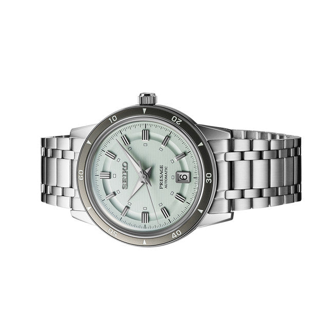 Alternate View SEIKO PRESAGE Style 60s Stainless Steel Automatic Green Dial Watch