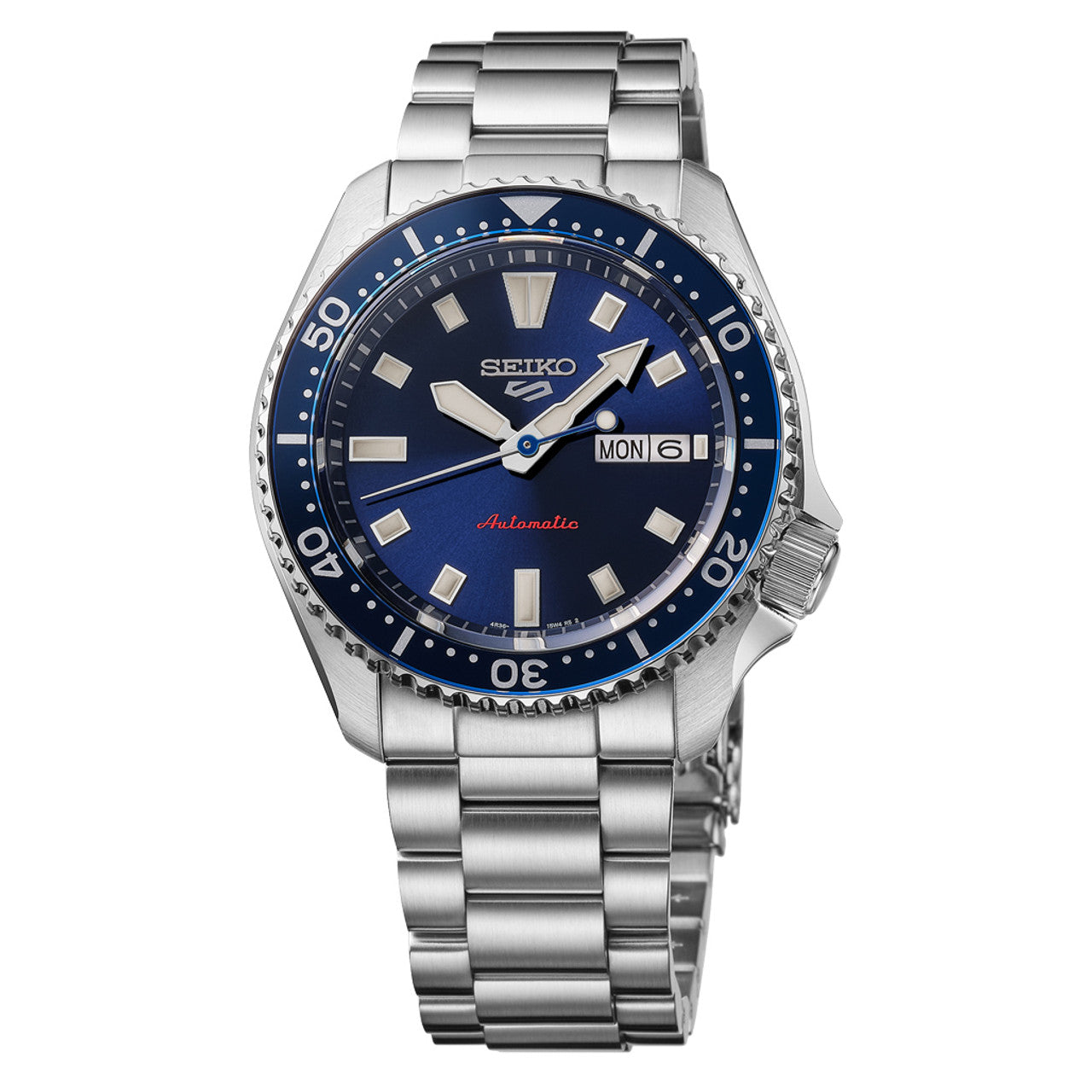 Front View SEIKO 5 Sports SKX Series with Blue Dial
