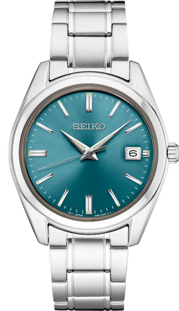 SEIKO MEN'S ESSENTIALS Blue Sunray Dial Watch