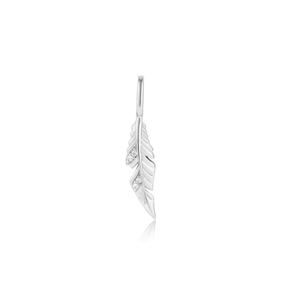Ania Haie Sterling Silver Feather Charm