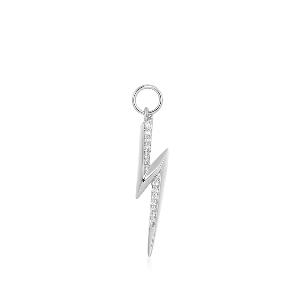 Ania Haie Sterling Silver Lightning Earring Charm