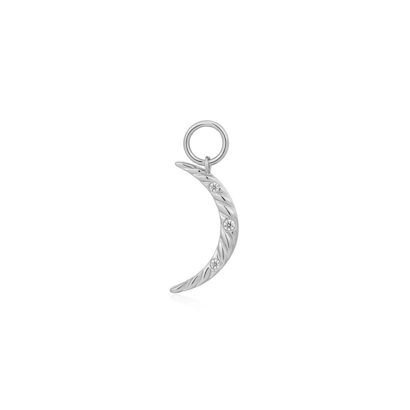 Ania Haie Sterling Silver Moon Earring Charm