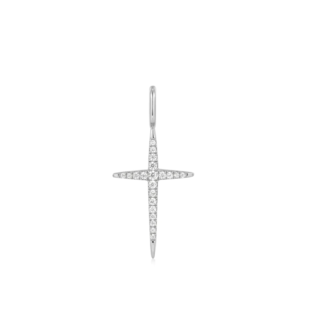 Ania Haie Sterling Silver Cross Charm