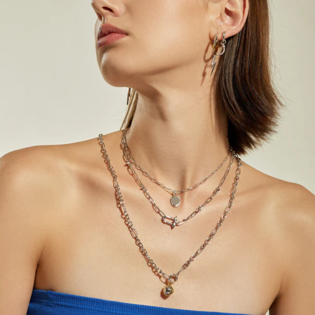 Ania Haie Sterling Silver Oval Charm