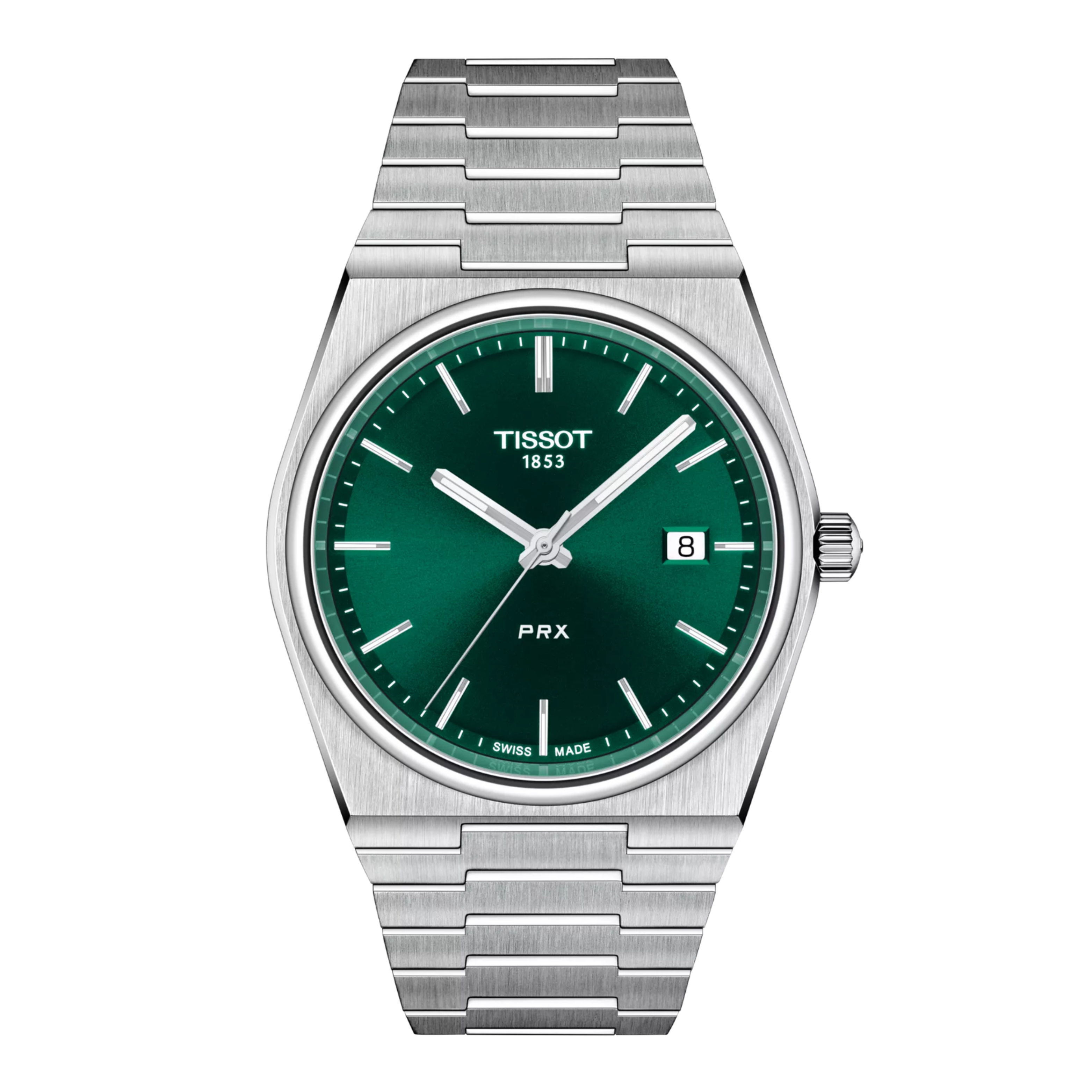 Tissot PRX 40mm Men's Stainless Steel Quartz Green Dial Watch