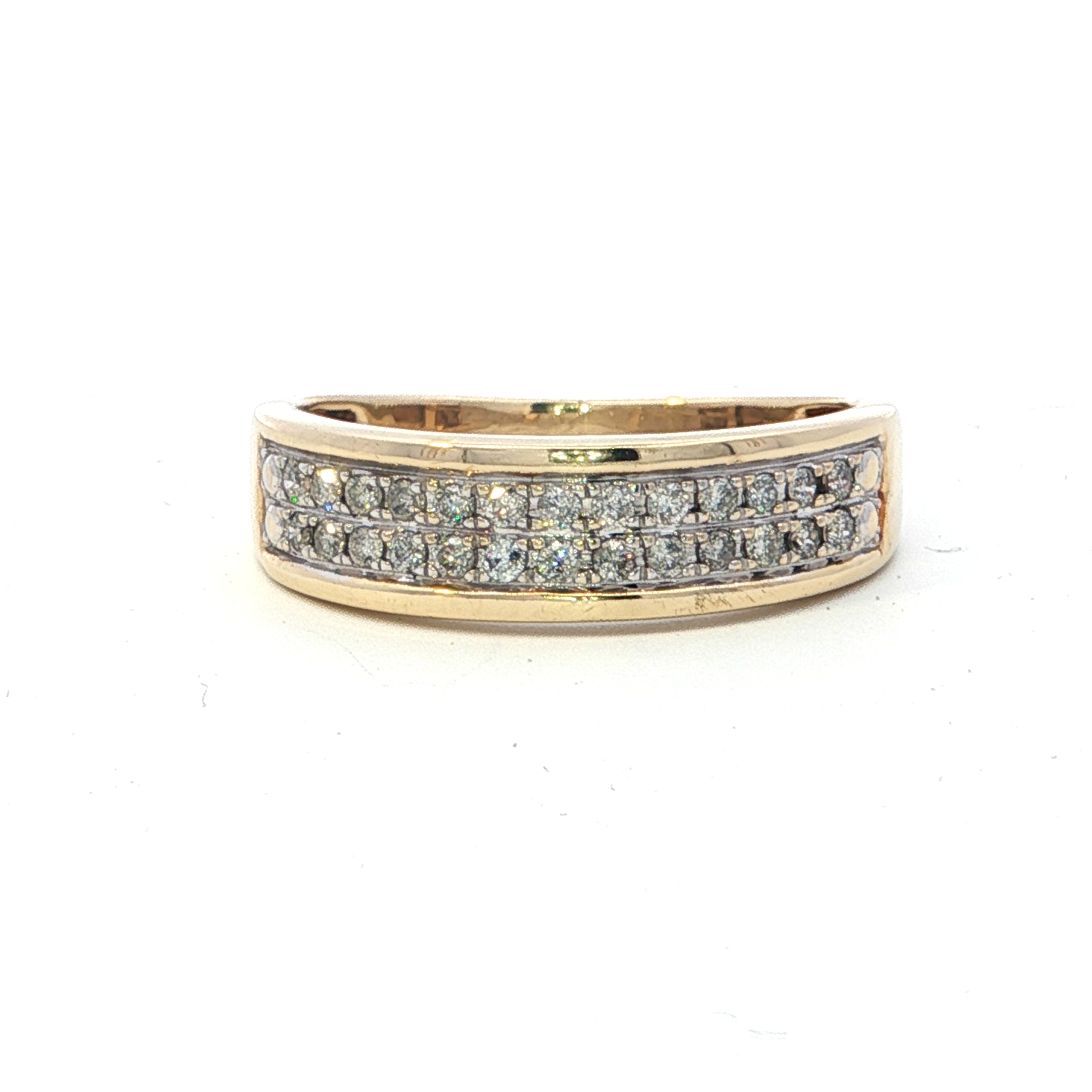 Estate Collection: 10K Yellow Gold 0.25CTW. Diamond Band