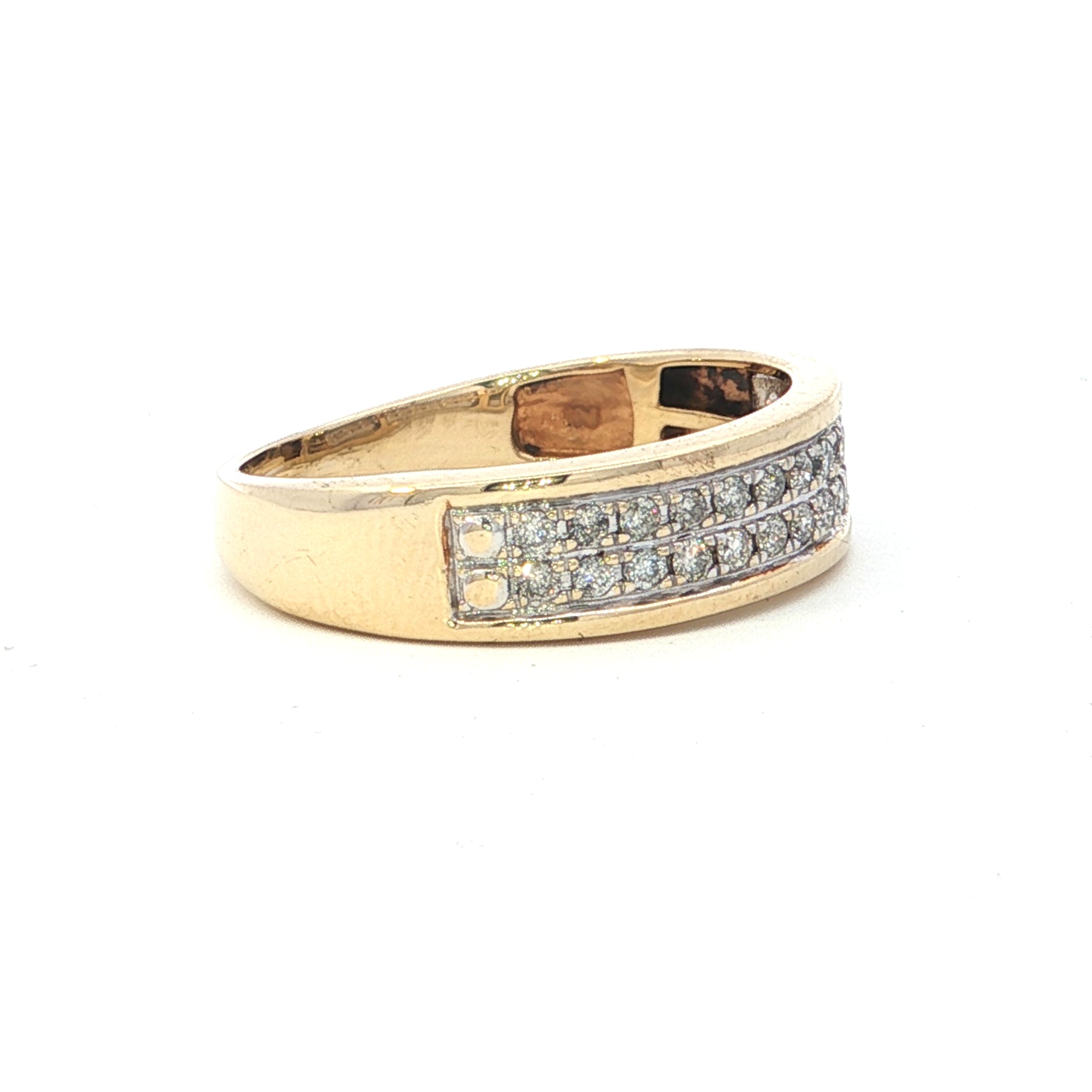 Estate Collection: 10K Yellow Gold 0.25CTW. Diamond Band