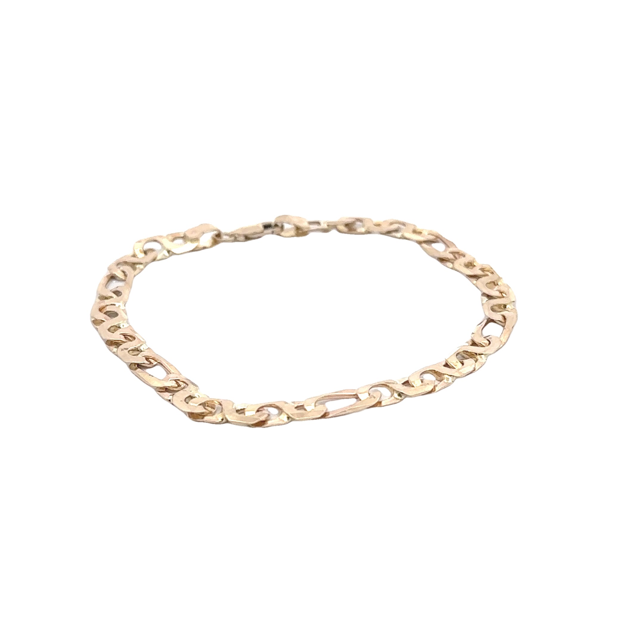 Estate Collection: 14K Yellow Gold Fancy Link Bracelet