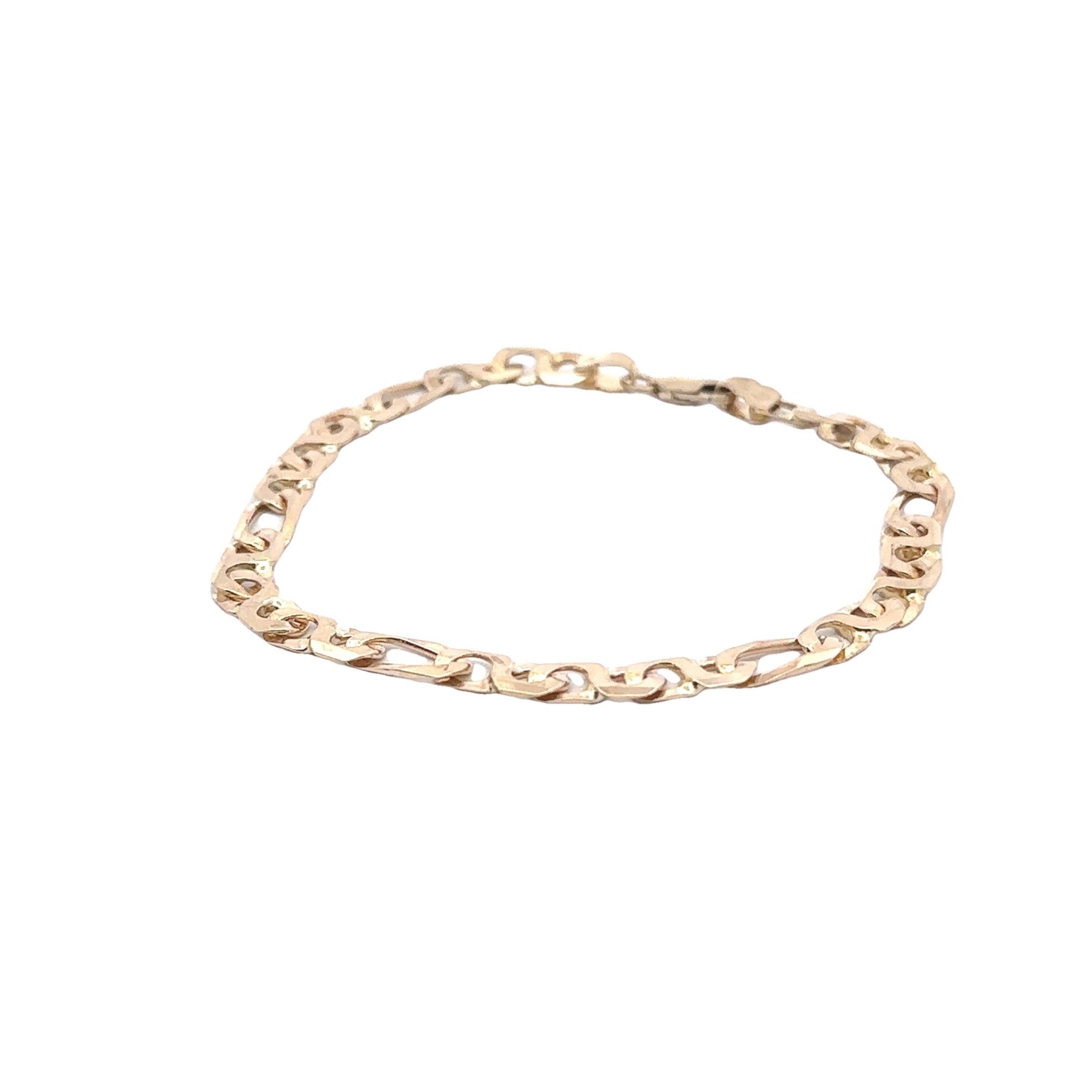 Estate Collection: 14K Yellow Gold Fancy Link Bracelet