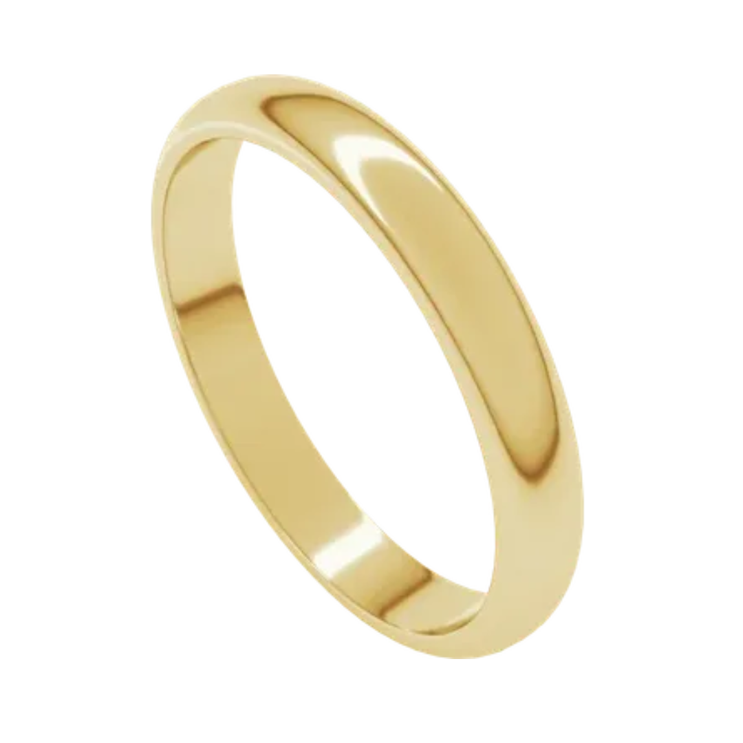 Estate Collection: 14K Yellow Gold 3.8MM Plain Wedding Band