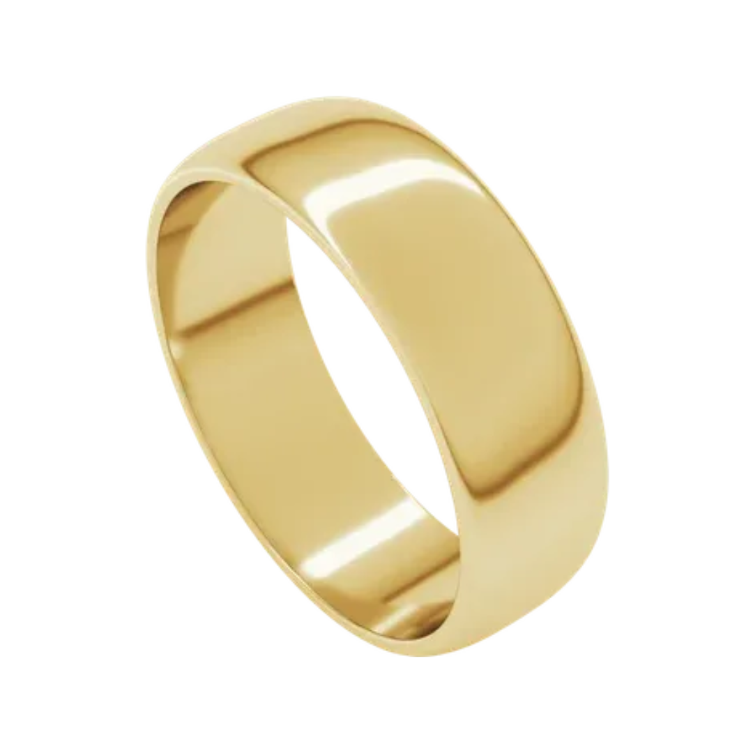 Estate Collection: 14K Yellow Gold 6MM Plain Wedding Band