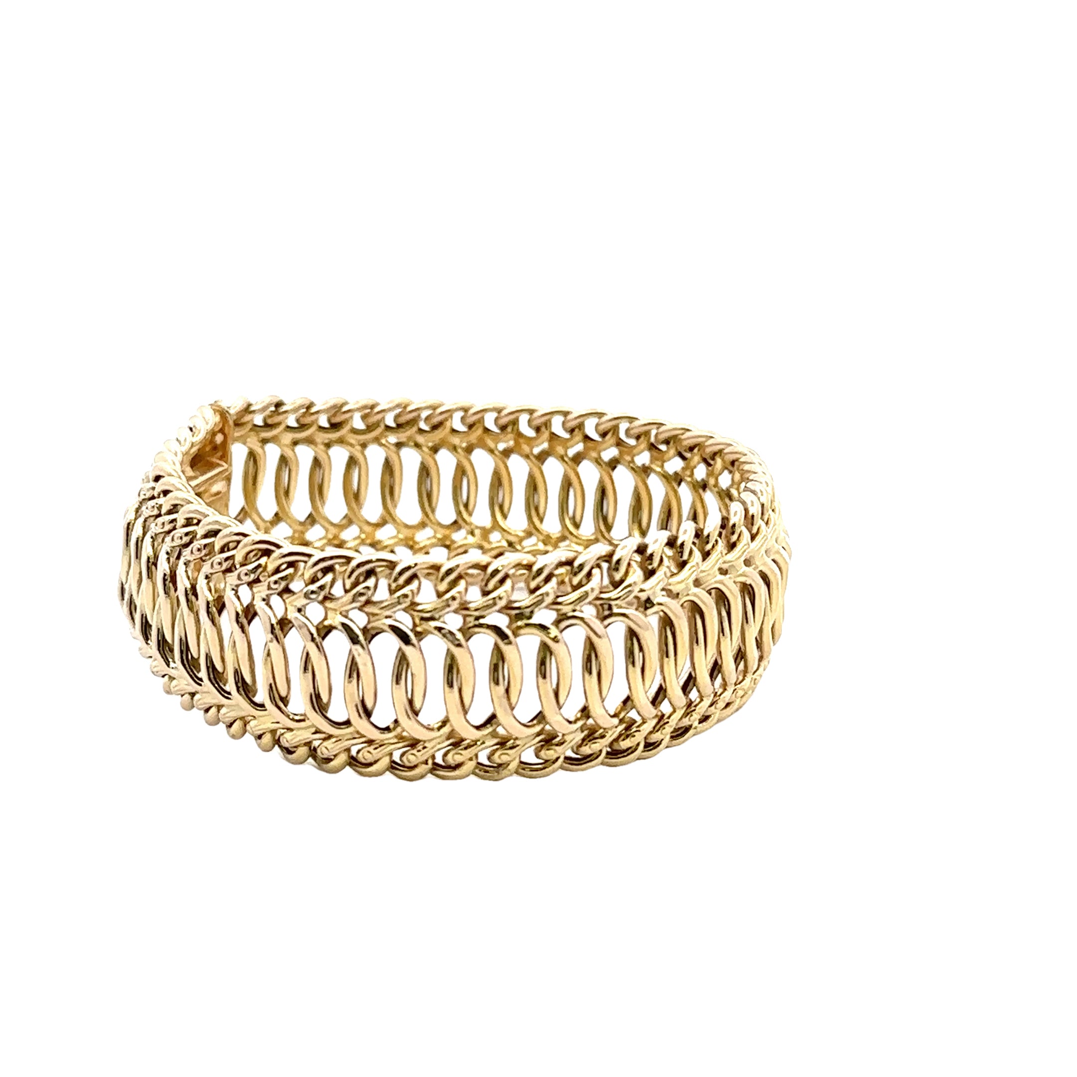 Estate Collection: 14K Yellow Gold Fancy  Bracelet