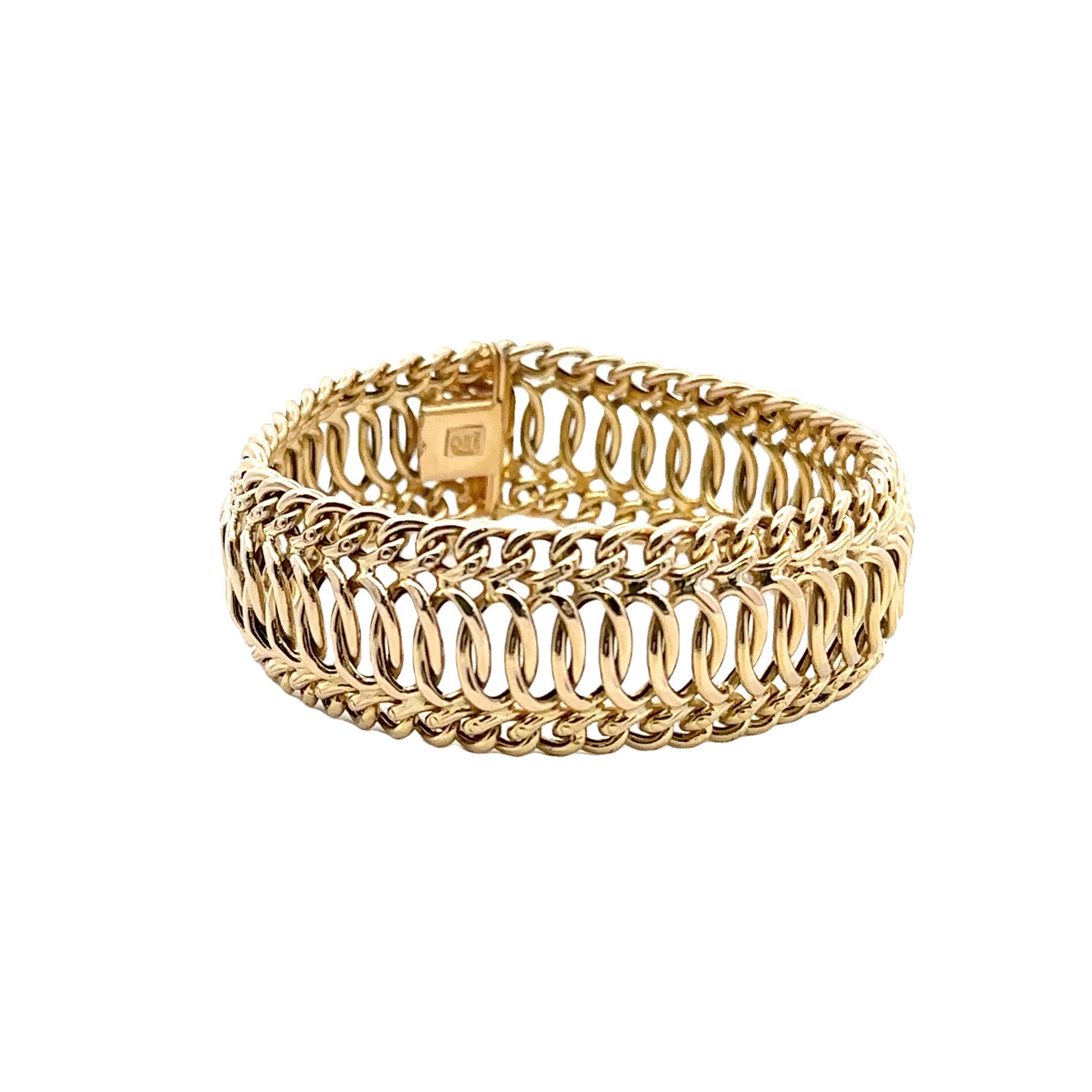 Estate Collection: 14K Yellow Gold Fancy  Bracelet