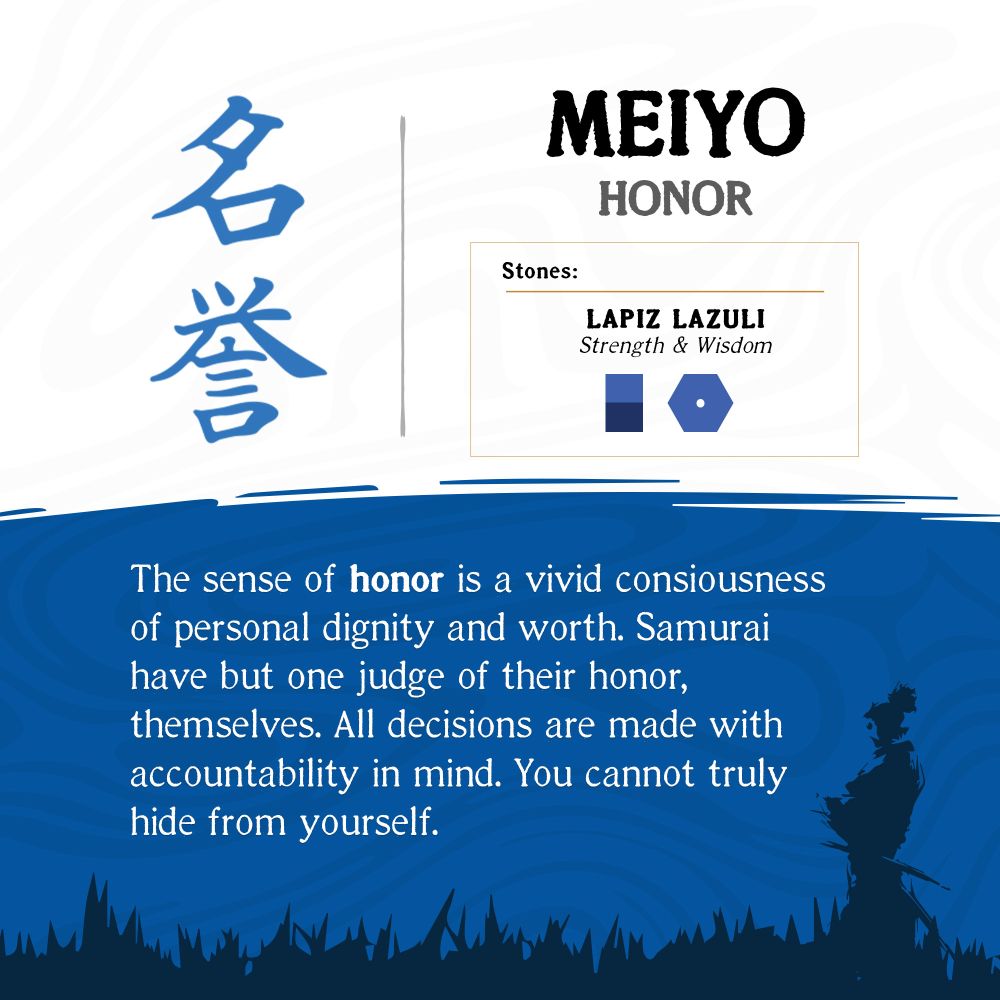 INOX Bushido Virtue Bracelet - Meiyo: Honor