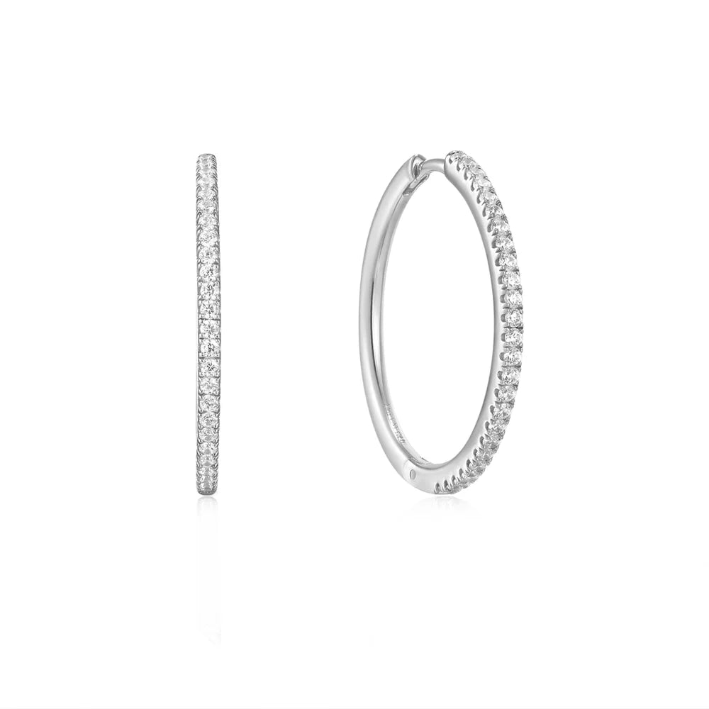Ania Haie Silver Glam Hoop earrings – Dan Martin Jewelers