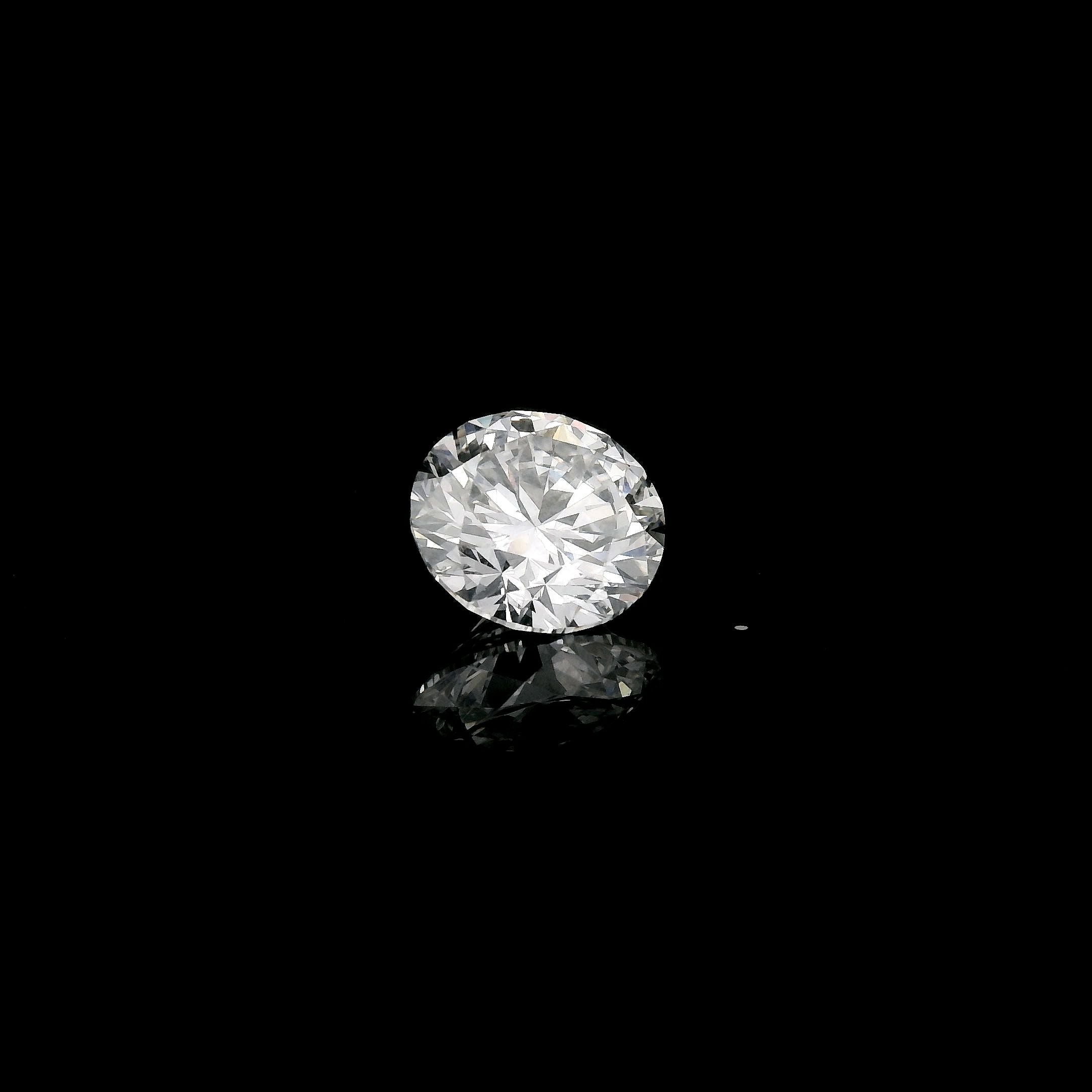 3.00CT Loose Round-Cut Lab-Grown Diamond