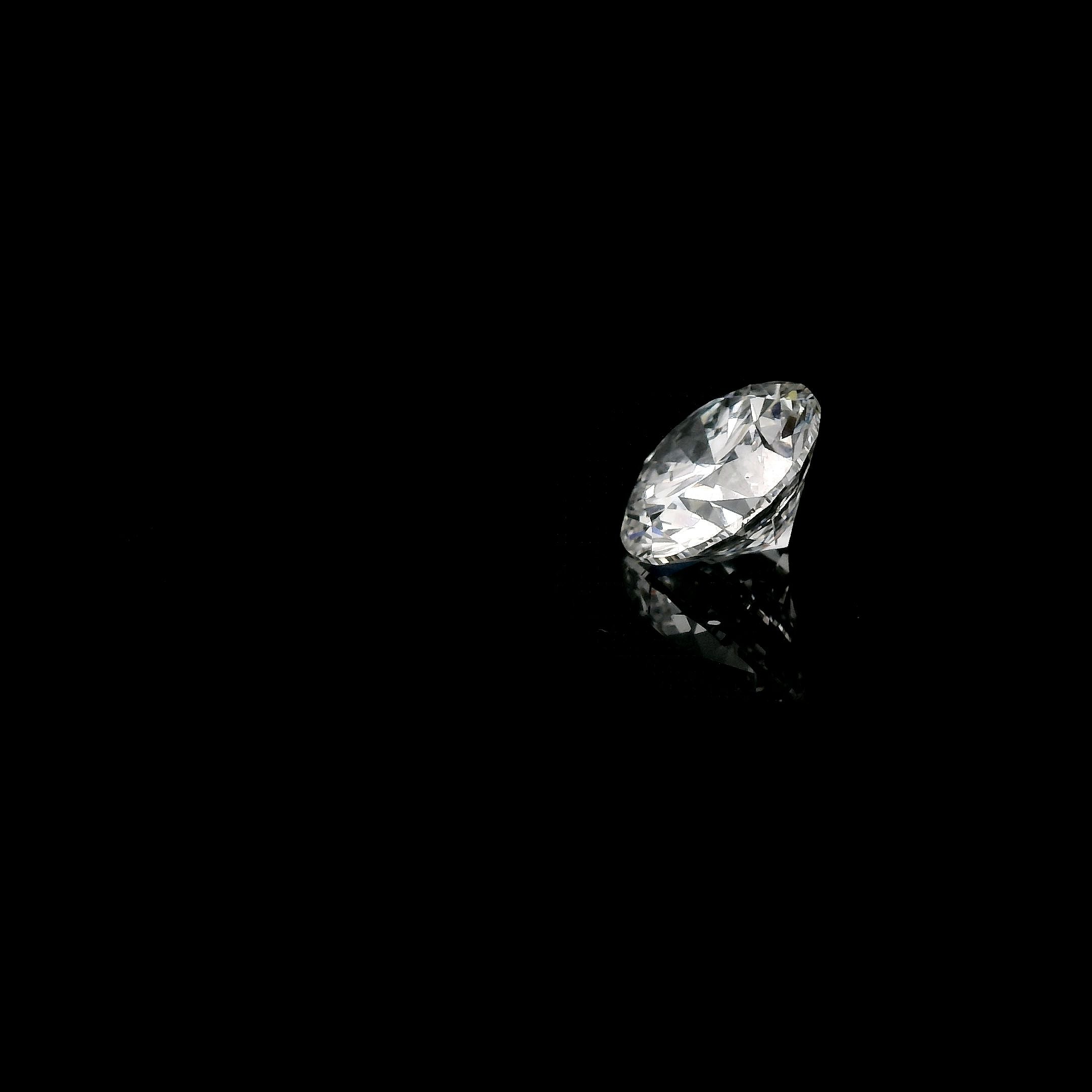 3.00CT Loose Round-Cut Lab-Grown Diamond