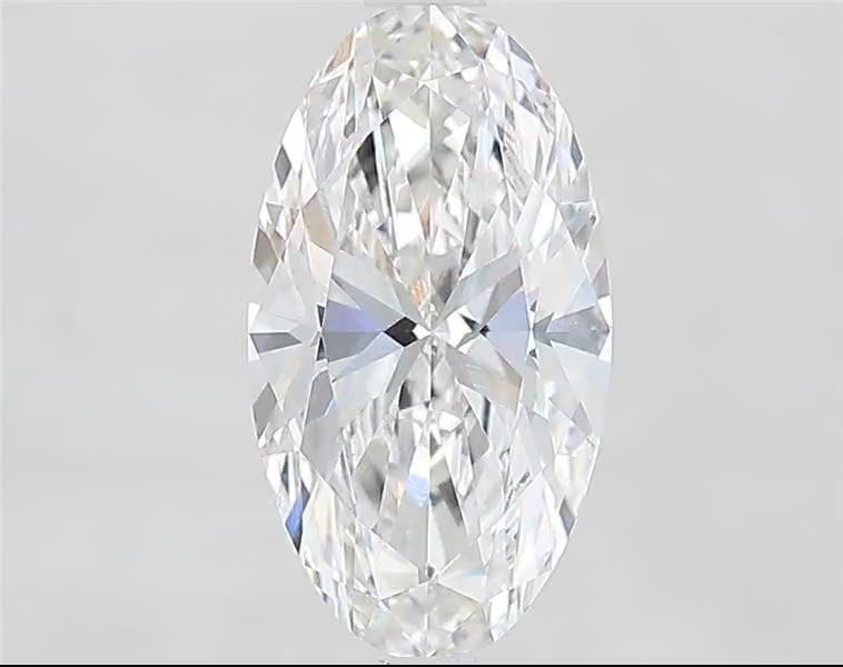 Video of the 3.05-carat oval brilliant lab-grown diamond with F color and VVS2 clarity, IGI LG803653696.