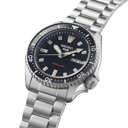 SEIKO 5 SPORTS Stainless Steel Automatic Black Dial
