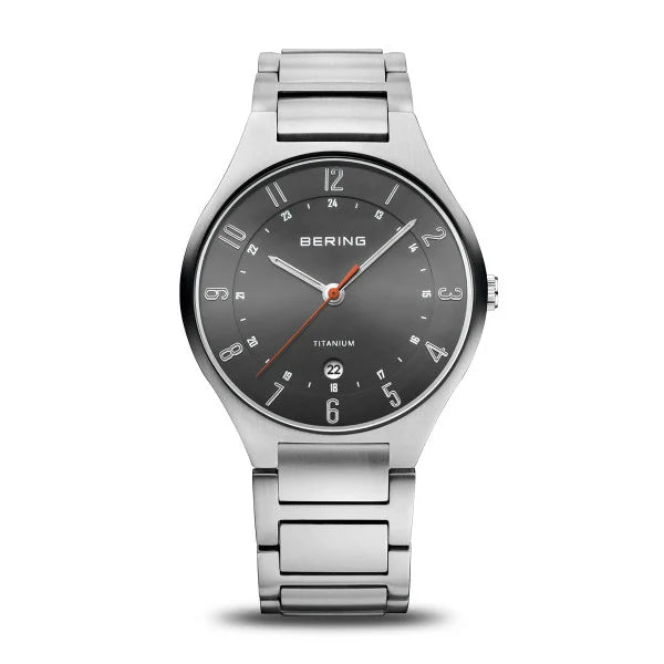 BERING Brushed Silver Men's Watch
