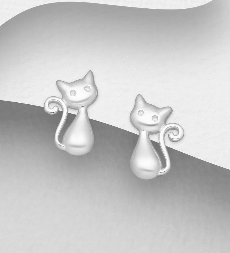 CARA Curly Kitten Earrings