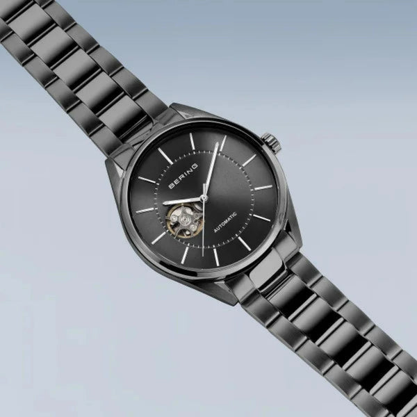 BERING Stainless Steel Polished/Brushed Grey Automatic Watch