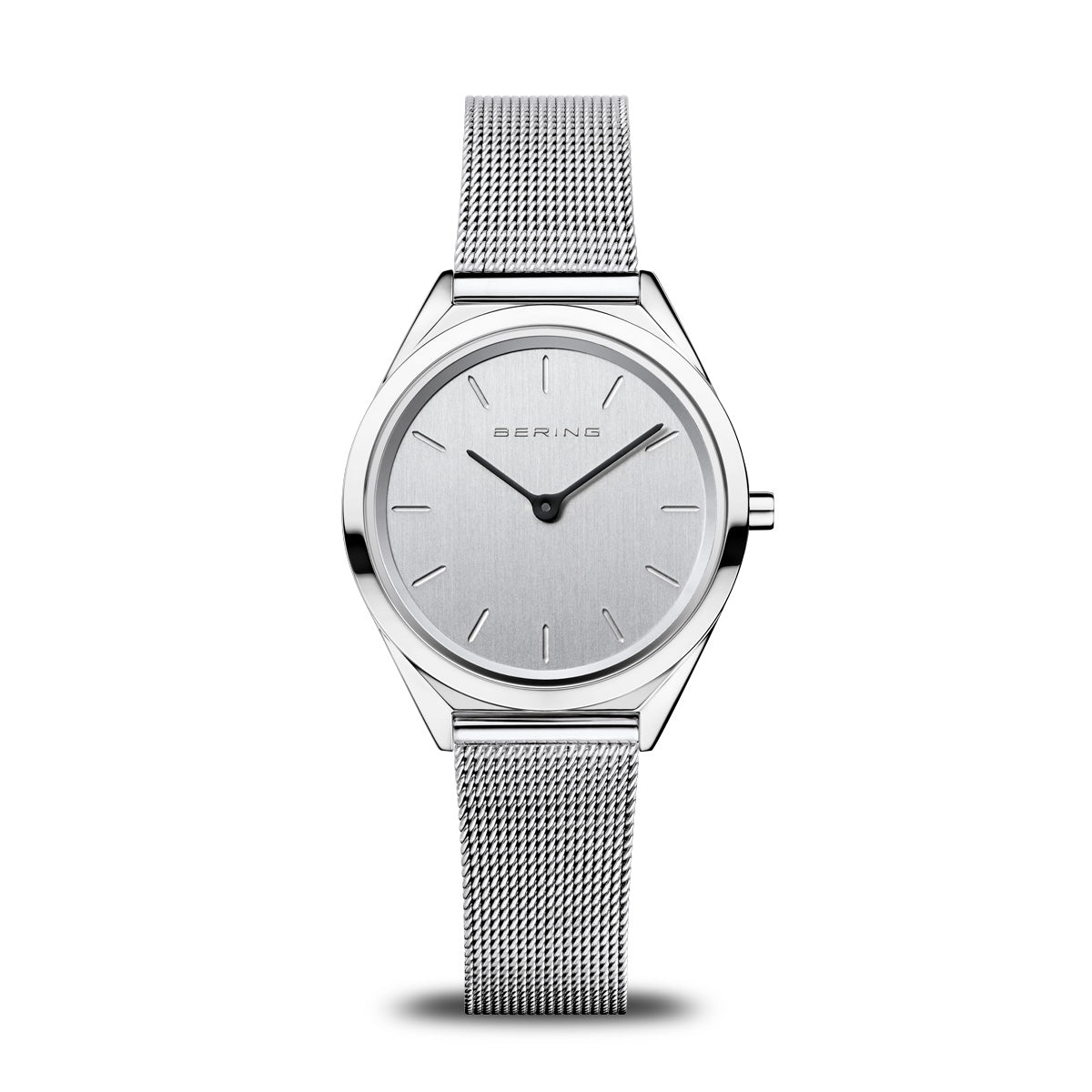 Ultra Slim Polished Silver Women's Watch