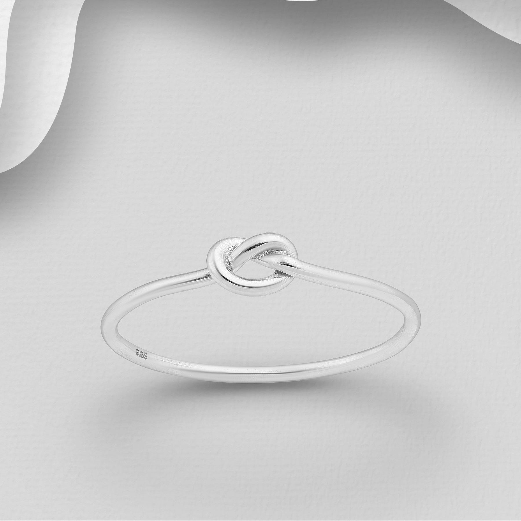 Sterling Silver Love Knot Ring