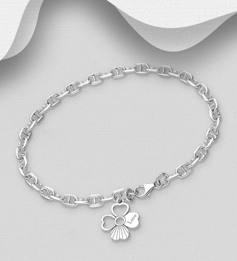 Lucky Love 8" Clover Bracelet