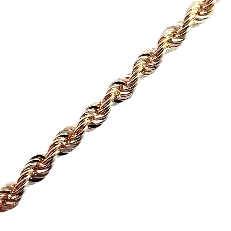 10K Yellow Gold 5MM 22" Gold Rope Chain