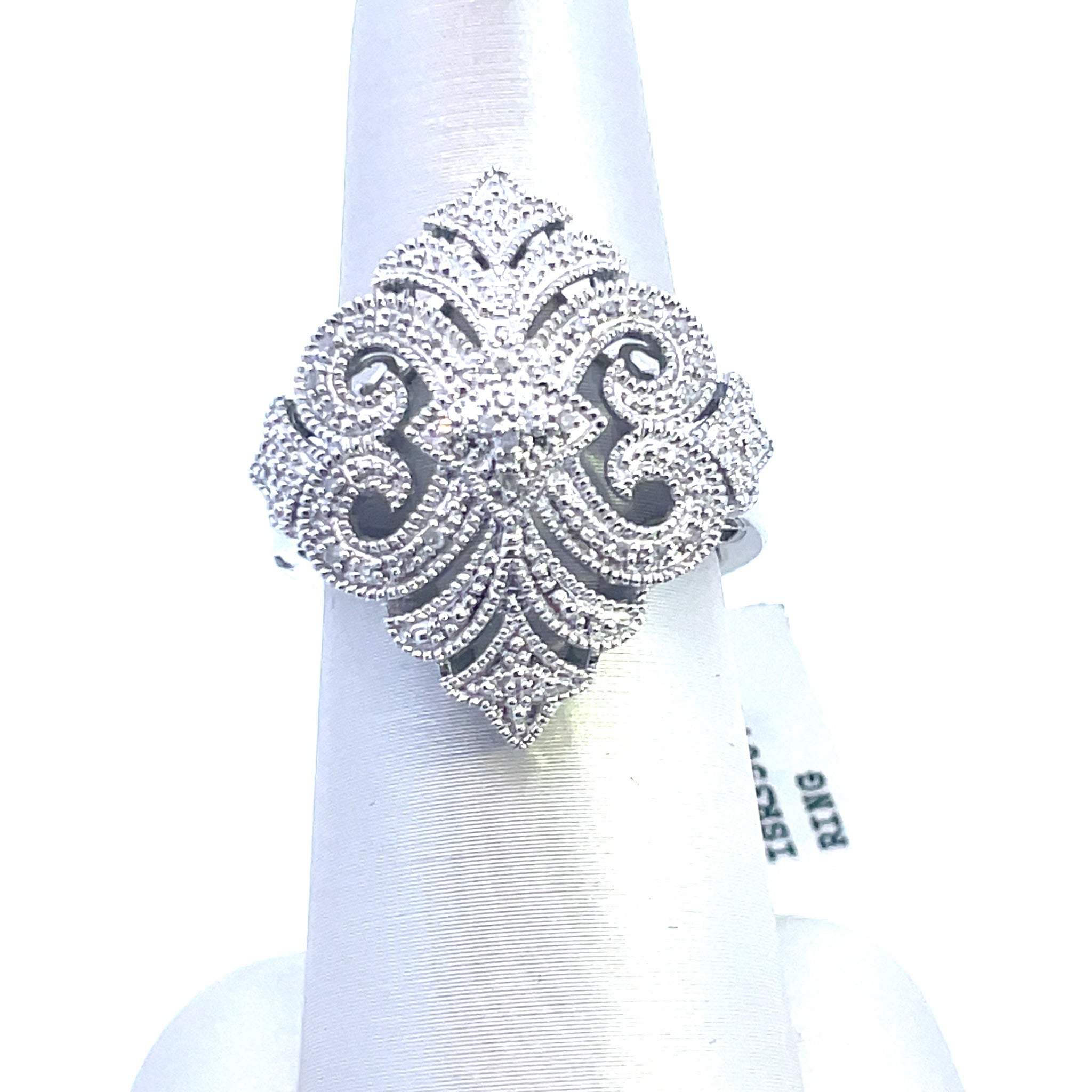 Sterling Silver Vintage-Inspired Ring