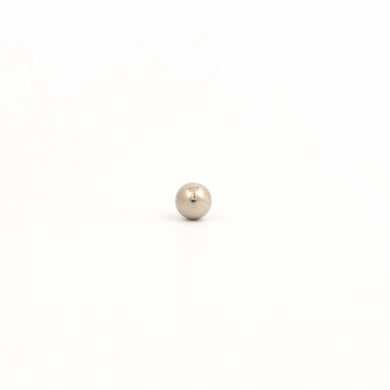 14K White Gold 4MM Ball Piercing Studs