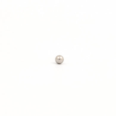 14K White Gold 3MM Ball Baby Piercing Studs