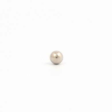 14K White Gold 5MM Ball Piercing Studs