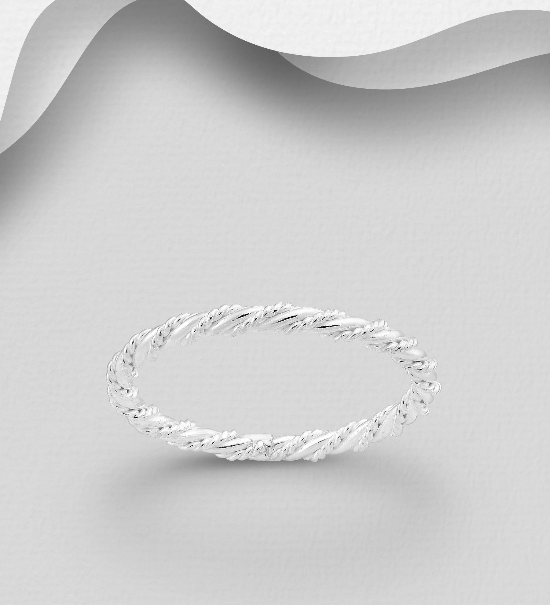 Braided Sterling Silver Ring
