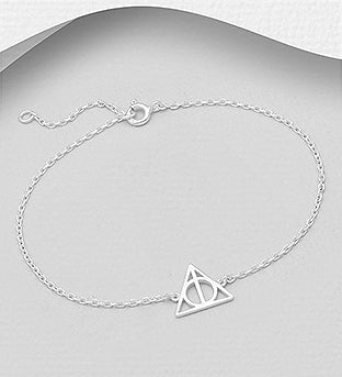 Sterling Silver Harry Potter & the Deathly Hallows Bracelet