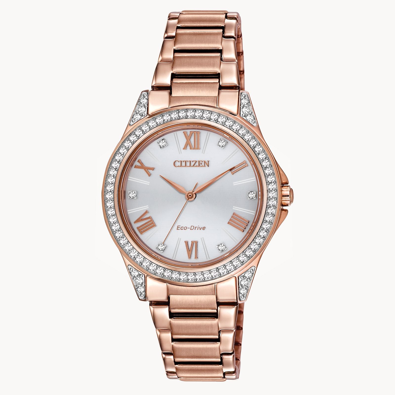 CITIZEN WOMEN'S - Rose Gold & Crystal Drive