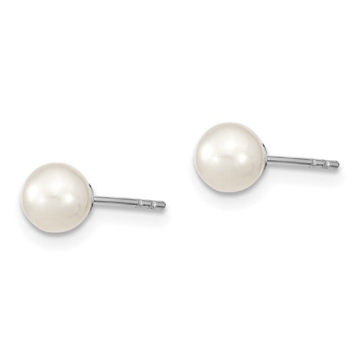 Sterling Silver Freshwater Pearl Stud Earrings