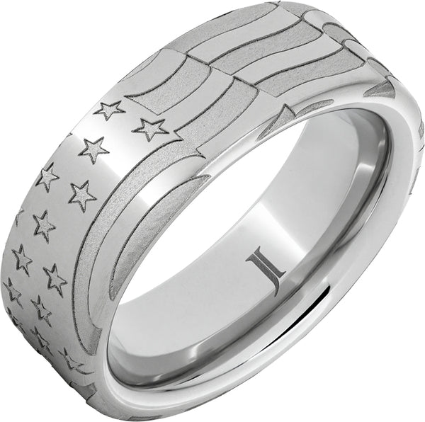 "OLD GLORY" 8MM Men's Serinium® Ring