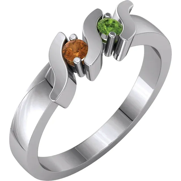 Family Ring - 5 Stone Staircase Ring