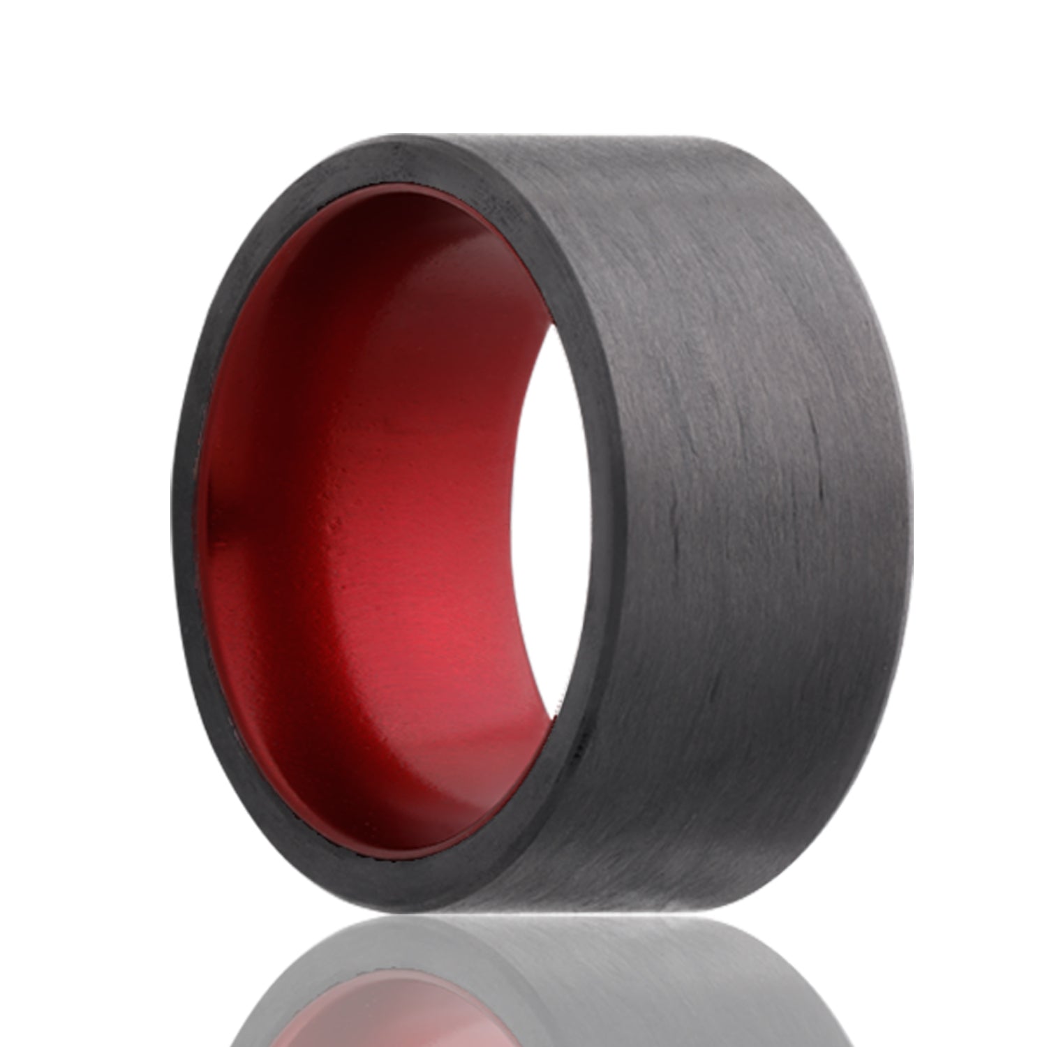 Carbon Fiber Band with Red Interior Sleeve