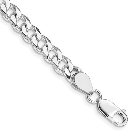 Sterling Silver 7MM Curb Chain Bracelet