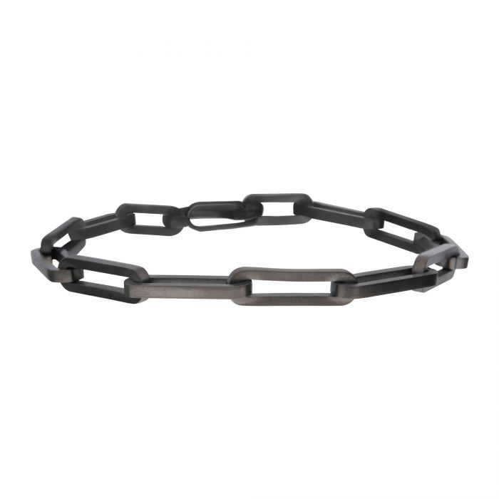 INOX Stainless Steel Paperclip Link Bracelet